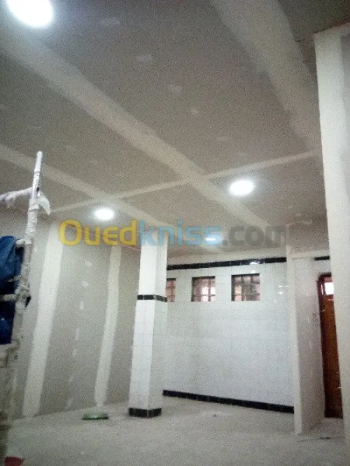 montage plafond BA13 .BA10  