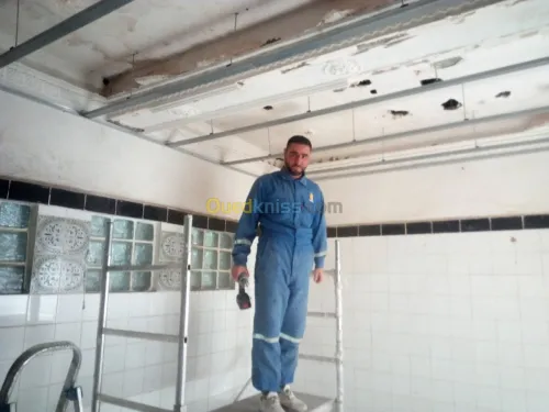 montage plafond BA13 .BA10  