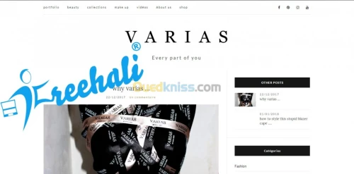 Conception Site web sur Freehali