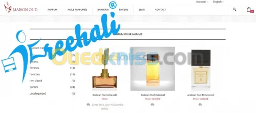 Conception Site web sur Freehali