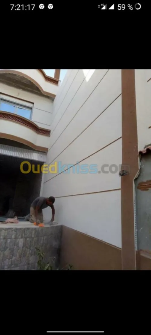 Revêtement de façade monocouche