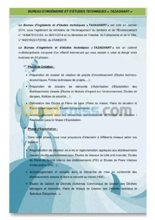 études d'impact, de dangers, PII, PSI