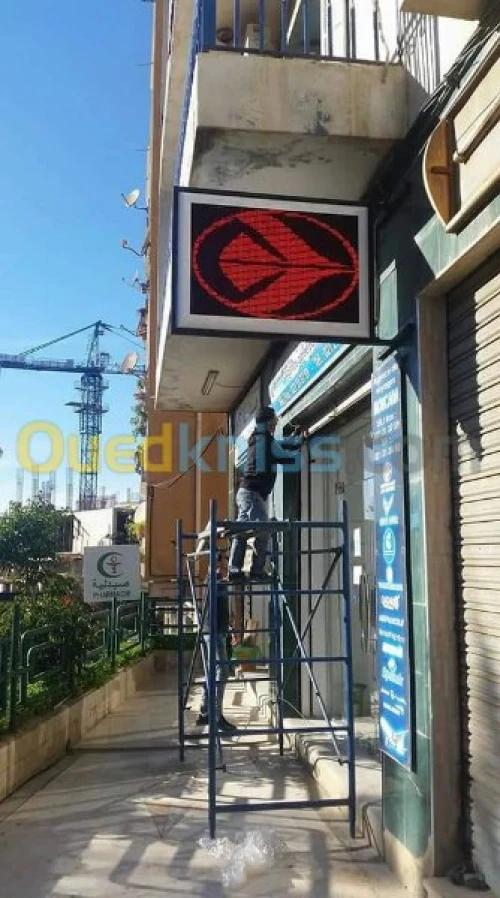 RĖALISATION AFFICHEURS LED ĖTANCHE