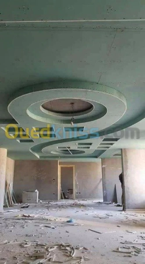 Faux plafond palco platre et pvc