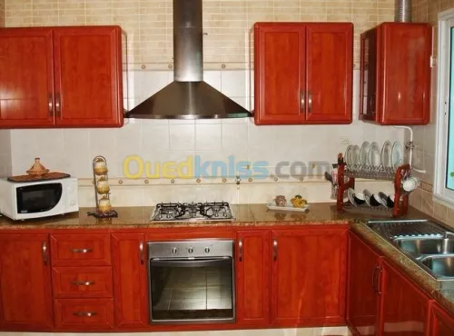 cuisine et chambre equipée 