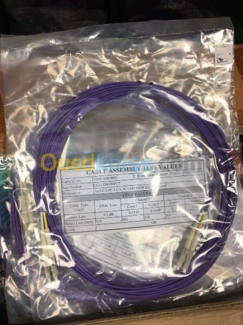 Installation réseau fibre optique