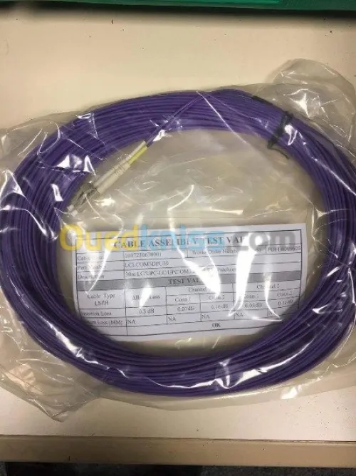 Installation réseau fibre optique