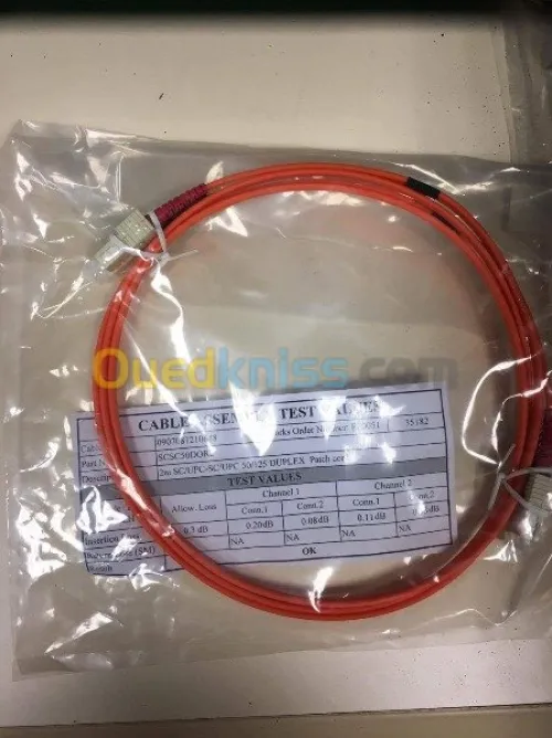 Installation réseau fibre optique
