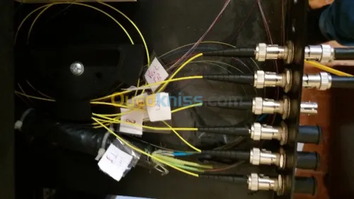 Installation réseau fibre optique