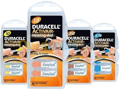 Piles prothèse auditive hearing aid