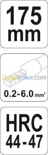 Pince à sertir 0.2 - 6mm Yato®