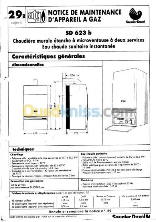 Technicien et installations chaudiere 