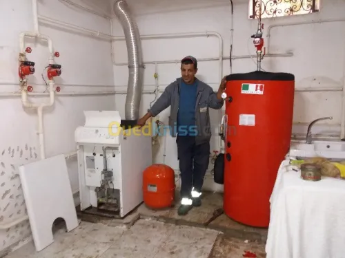 Technicien et installations chaudiere 