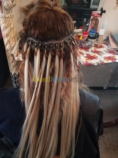Coiffeuse tissage  