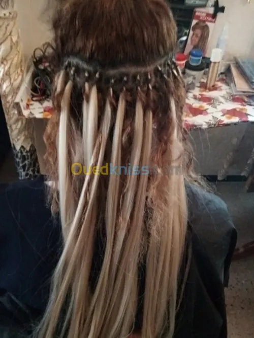 Coiffeuse tissage  
