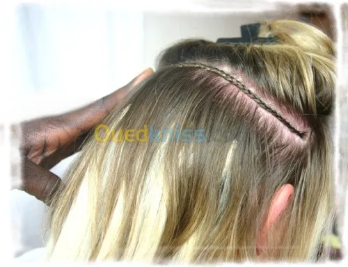 Coiffeuse tissage  