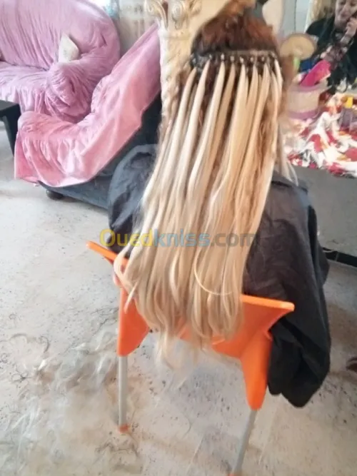 Coiffeuse tissage  