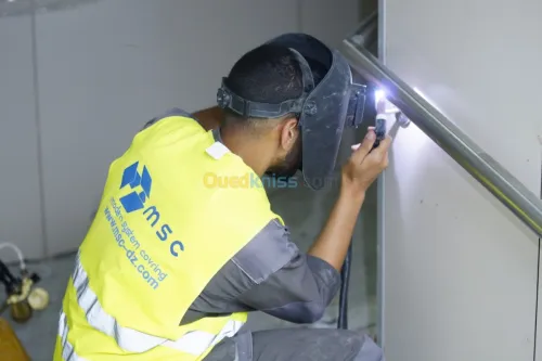 garde corp vitre alu inox verre rampe