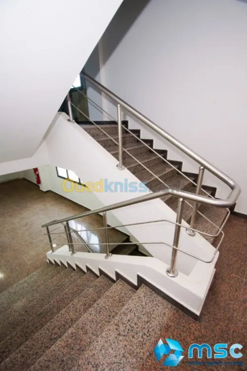 garde corp vitre alu inox verre rampe