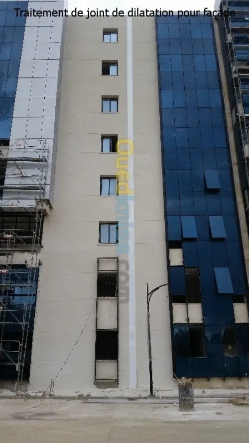 Joints de dilatation, coupe feu, aména
