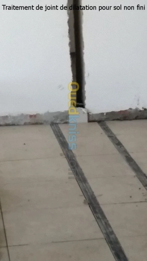 Joints de dilatation, coupe feu, aména