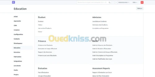 ERP de Gestion pour écoles