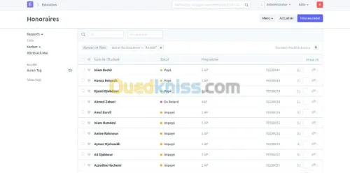 ERP de Gestion pour écoles
