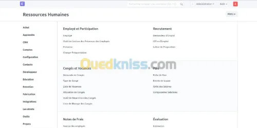 ERP de Gestion pour écoles