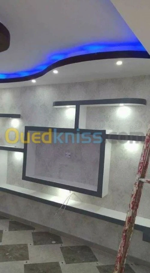 تركيب الاسقف placo plater ba13