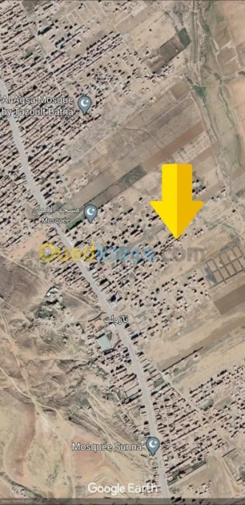 Vente Terrain Batna Tazoult