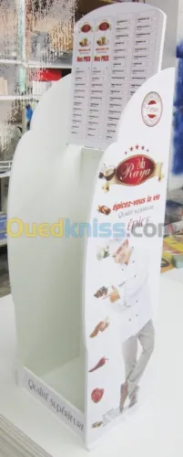présentoirs en forex "pvc" "epices"