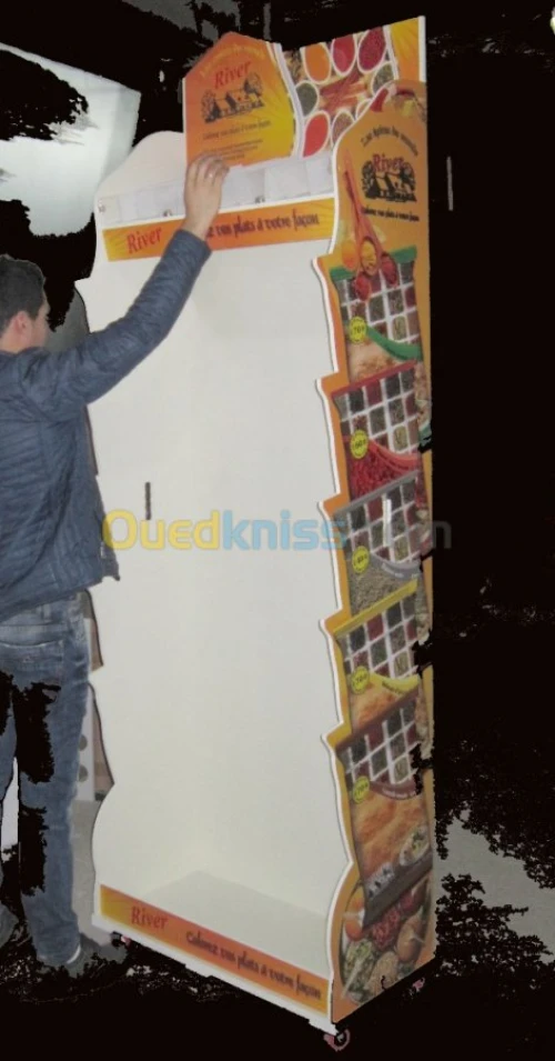 présentoirs en forex "pvc" "epices"