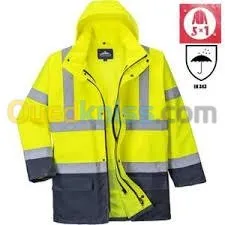 PARKA  DE TRAVAIL A/ FROID  REFLECH
