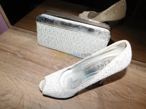 Escarpins soirée avec sac