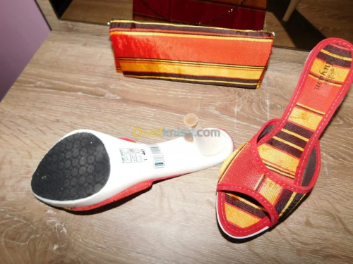 Sandale pour robe kabyle avec sac