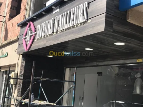 Enseigne, impression, Découpe 