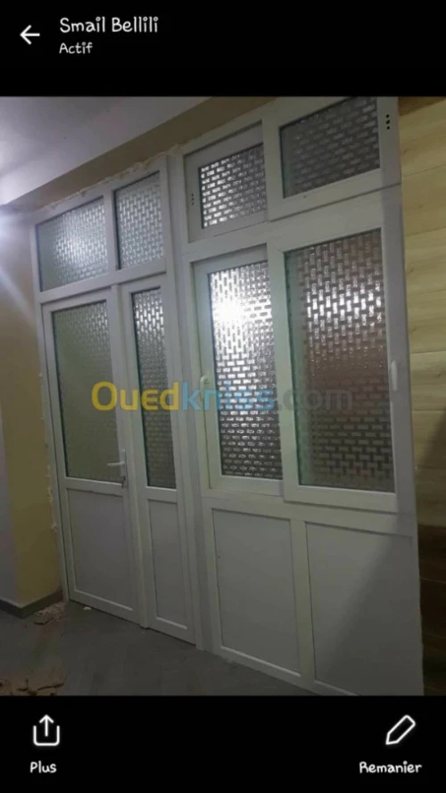 Travaux aluminium et pvc
