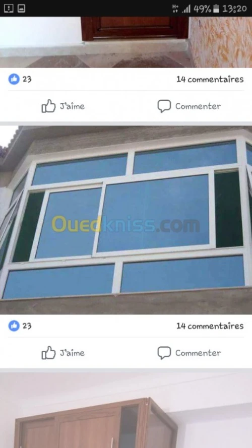 Travaux aluminium et pvc