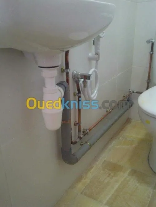 tout les travaux de la plomberie