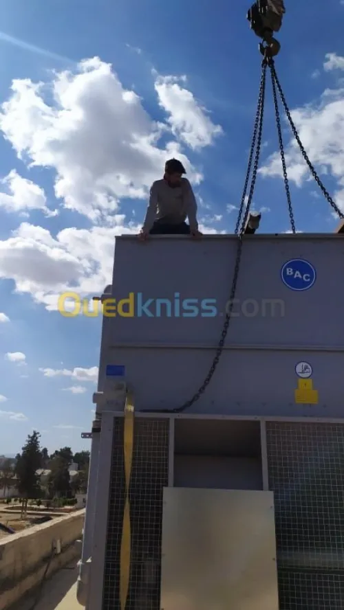Fabrication des Groupe a eau glacée
