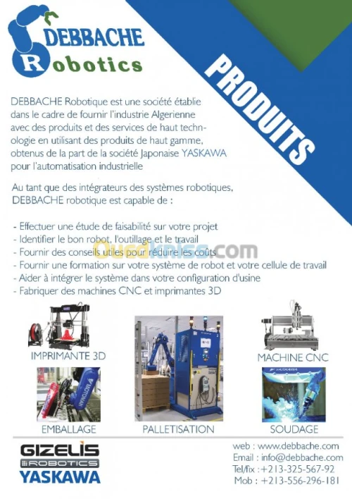 Robotique, automatisme, mécatronique, 