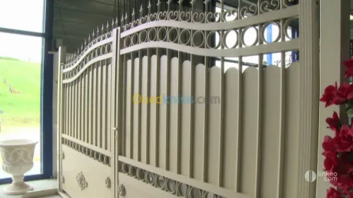 Rideau électrique portaille et barreau