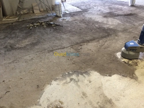 Décapage, Ponçage, rectification béton