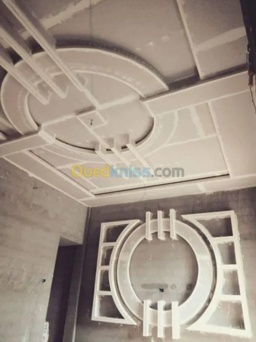 Plafond démontable et pvc