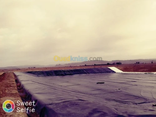 FOURNITURE &POSE DE Géo membrane 