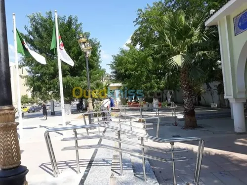 rampe d'escalier en inox