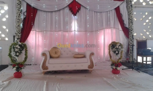 LOCATION DECOR DE MARIAGE ET VESSELLE