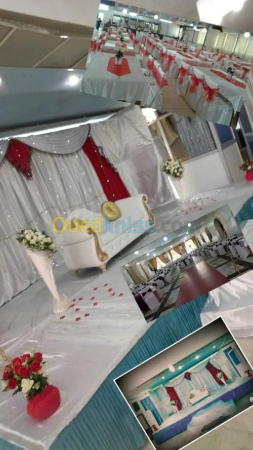 LOCATION DECOR DE MARIAGE ET VESSELLE