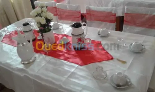 LOCATION DECOR DE MARIAGE ET VESSELLE