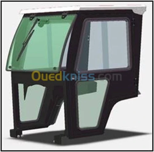 pare brise engin Retro chargeur Jcb Hidromek Mst Terex Hyundai Caterpillar Case Komatsu Xcmg 